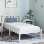 vidaXL Madrass Vit 80 x 160 cm Skum