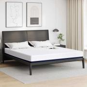 vidaXL Madrass Vit, blå 200 x 200 cm Skum