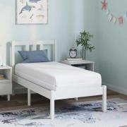 vidaXL Madrass Vit 60 x 120 cm Polyester