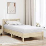 vidaXL Madrass Vit 90 x 190 cm Polyester