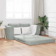 vidaXL Soffsäng Ljusgrå 148 x 71 x 83 cm Sammet