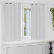 vidaXL Gardiner med gardiner 2 pcs Ljusgrå Polyester