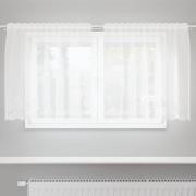 vidaXL Gardiner med gardiner Vit 500x100cm Polyester