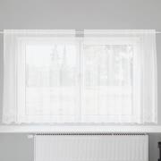vidaXL Gardiner med gardiner Blommor Vit 200 x 140 cm Polyester