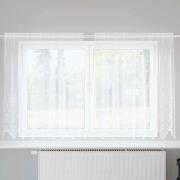vidaXL Gardiner med gardiner Vit 200 x 140 cm Polyester