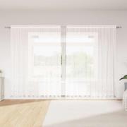 vidaXL Gardiner med gardiner Vit 300 x 200 cm Polyester
