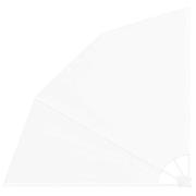 vidaXL Balkongskärm Vit 160 x 160 cm Polyester