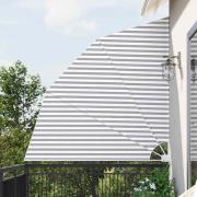 vidaXL Balkongskärm Antracit och vitt 210 x 210 cm Polyester