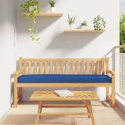 vidaXL Pallkudde Kungsblå 180 x 40 x 8 cm Oxford tyg