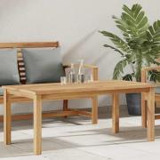 vidaXL Kaffeebord Brun 110 x 55 x 45 cm Massivt teakträ