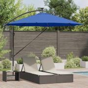 vidaXL Cantilever bananparasol azurblå 294 x 294 x 248 cm