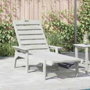 vidaXL Solstol Vit 73.5 x 92 x 90cm Plast
