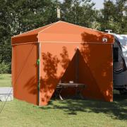 vidaXL Pop-up Markistält Orange 250 x 250 cm tyg