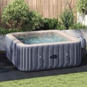 vidaXL Bottenmatta för pool Svart 300 x 220 cm Polyester geotextil