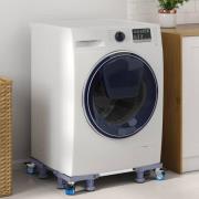 vidaXL Tvättmaskinsockel Grå 67 x 67 x 12 cm Rostfritt stål