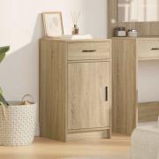vidaXL Sideboard med låda Sonoma ek 40 x 40,5 x 75 cm Konstruerat trä