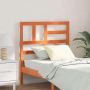 vidaXL Sänghuvugavel Vaxbrun 80,5 x 4 x 104 cm Massiv furu