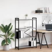 vidaXL Hyllsystem Grå sonoma 80 x 30 x 120 cm Konstruerat trä