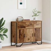 vidaXL Sideboard Gammalt trä 97 x 32.5 x 74.5 cm Konstruerat trä