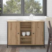 vidaXL Sideboard artisan ek 100 x 35 x 70 cm Konstruerat trä