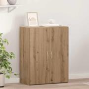 vidaXL Kontorsskåp - Artisan Oak - 60 x 32 x 77.5 cm - Konstruerat trä
