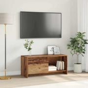 vidaXL TV-bänk Gammalt trä 90 x 35 x 40 cm Konstruerat trä