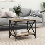 vidaXL Sidobord Artisan Ek 55 x 38 x 45 cm Konstruerat trä