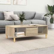 vidaXL Kaffeebord Sonoma ek 103.5 x 60 x 35 cm Konstruerat trä