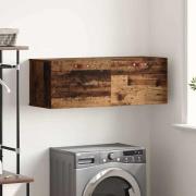 vidaXL Väggskåp Gammalt trä 100 x 36.5 x 35 cm Konstruerat trä