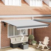 Markis Antracit 3,5 x 2,5 m Metall
