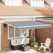 vidaXL Markis Vit 3 x 2,5 m Metall