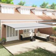 vidaXL Markis Antracit 6 x 3 m Metall