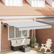 vidaXL Markis Antracit 3,5 x 2,5 m Metall