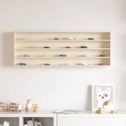 vidaXL Trähylla för samlarföremål Brun 100 x 8.5 x 36 cm Plywood