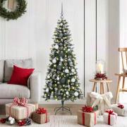 vidaXL Konstgjord julgran Grön 150 cm PVC