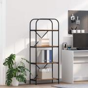 vidaXL Hyllsystem Gammalt trä 60 x 30 x 146 cm Konstruerat trä