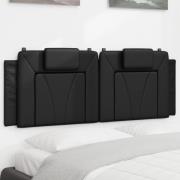 vidaXL Headboard Cushion "Viana" Black 152 cm Faux Leather