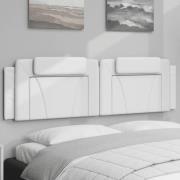 vidaXL Headboard Cushion "Viana" White 183 cm Faux Leather