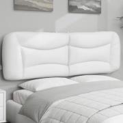 vidaXL Headboard Cushion "Hvar" White 152 cm Faux Leather