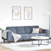 Tygsoffa med kudde Blå 208 cm Mockatyg
