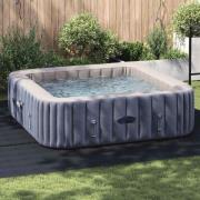 vidaXL Bottenmatta för pool Svart 396 x 396 cm Non-woven tyg