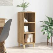 vidaXL Sideboard artisan ek 32,5 x 34,5 x 90 cm Konstruerat trä