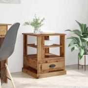 vidaXL Nattduksbord Gammalt trä 50 x 50 x 60 cm Konstruerat trä