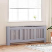 vidaXL Radiatorlock 2 pcs Grå (142-205) x 20.5 x 81.5 cm