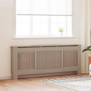 vidaXL Radiatorlock 2 pcs Brun 205x20.5x81.5cm Konstruerat trä