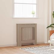 vidaXL Radiatorlock 2 pcs Brun 78 x 19 x 81.5 cm Konstruerat trä