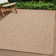 vidaXL Matta ZIZUR beige 60x110 cm jutelook inomhus och utomhus