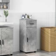 vidaXL Badrumsskåp Betonggrå 30 x 35 x 80 cm Konstruerat trä & Metall