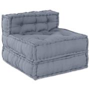 vidaXL Modulär soffa Grå 70 x 70 x 54 cm tyg