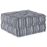 vidaXL Modulär soffa Randig Grå 70 x 70 x 36 cm tyg